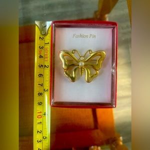 Vintage butterfly brooch